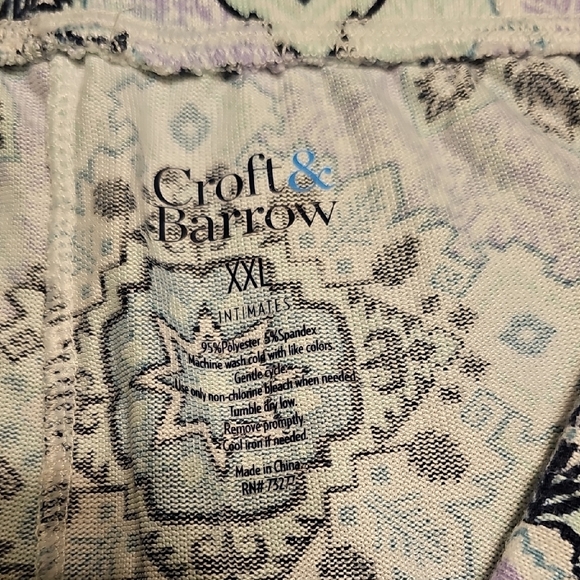 Croft & Barrow Multicolor Patterned Intimates - Picture 2 of 8